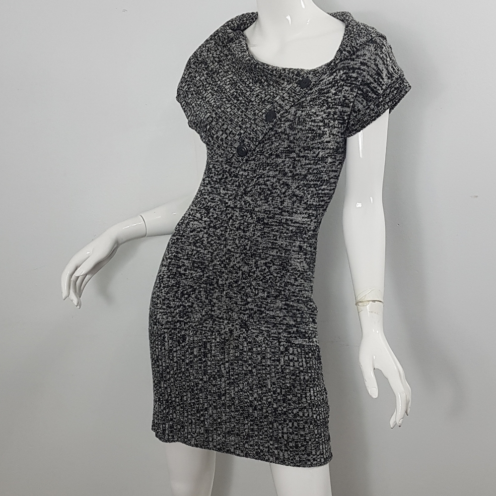 Majora Knit w/Big Folded One Collar Short Sleeves Size m   (K)